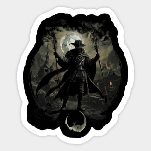 Dark Age Plague Doctor - Moonlight Village Sticker